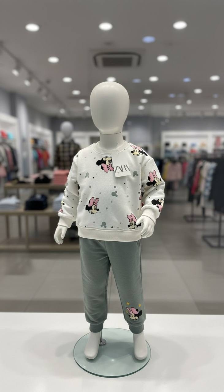 костюм спортивный disney,cвитшот для девочки,костюм спортивный для девочек,кофта для девочек,детский свитшот