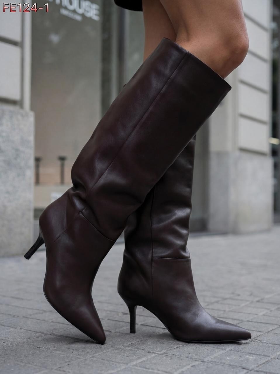 сапоги демисезонные на маленьком каблуке gh collection,сапоги,сапоги на каблуке,сапоги-трубы из натуральной замши и кожи,сапоги на высоком каблуке