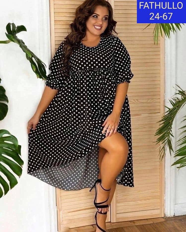 платье больших размеров в горошек,платье в горошек для полных,платье женское больших размеров,платье батал,платье для полных