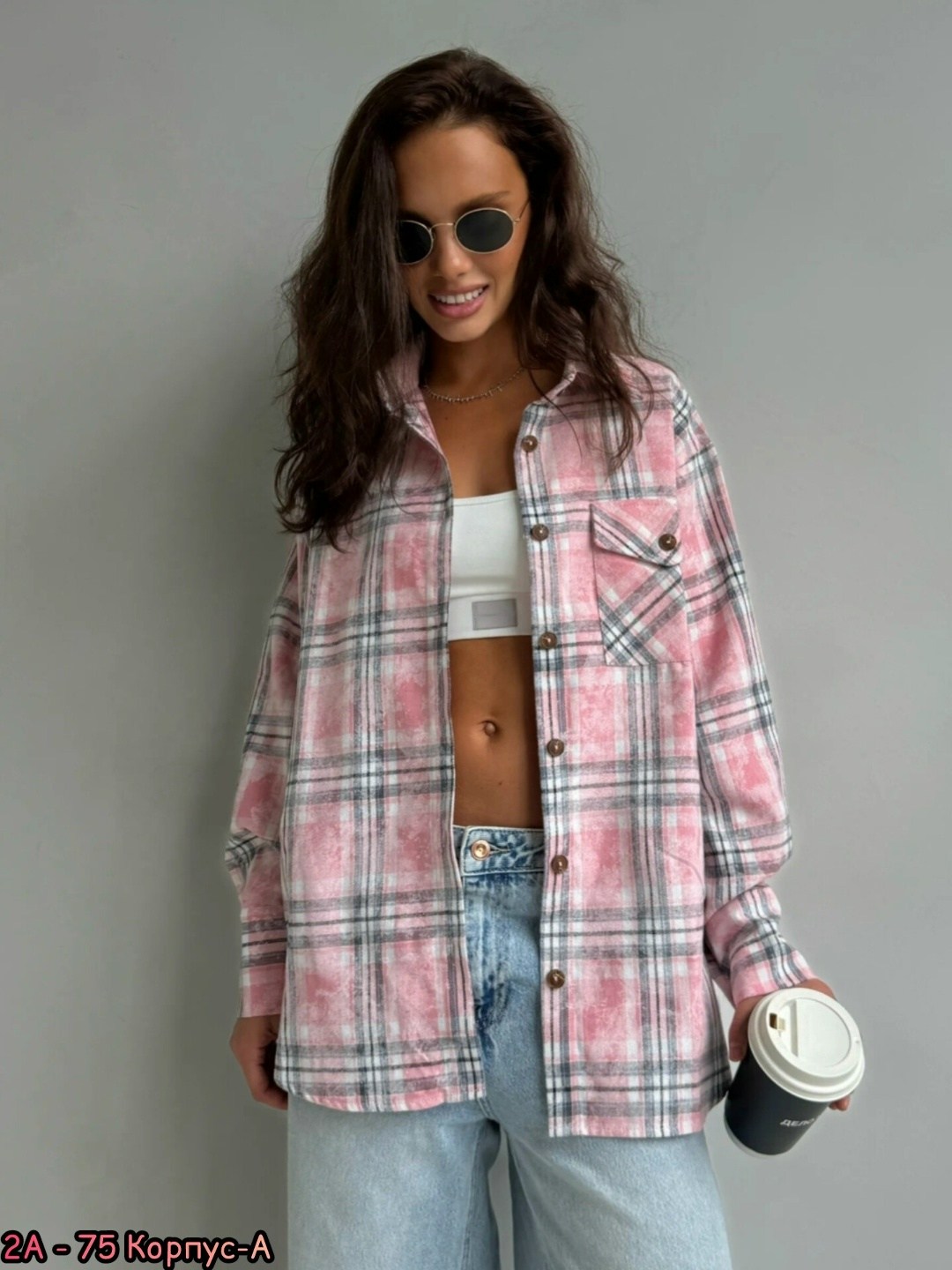 рубашка женская в клетку оверсайз,рубашка в клетку оверсайз dd moda,женская рубашка в клетку,рубашка в клетку,рубашка в клетку оверсайз jain