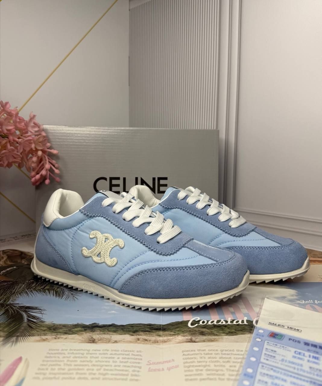 ,женские кроссовки,кроссовки loewe,комбинированные кроссовки,фирменные кроссовки