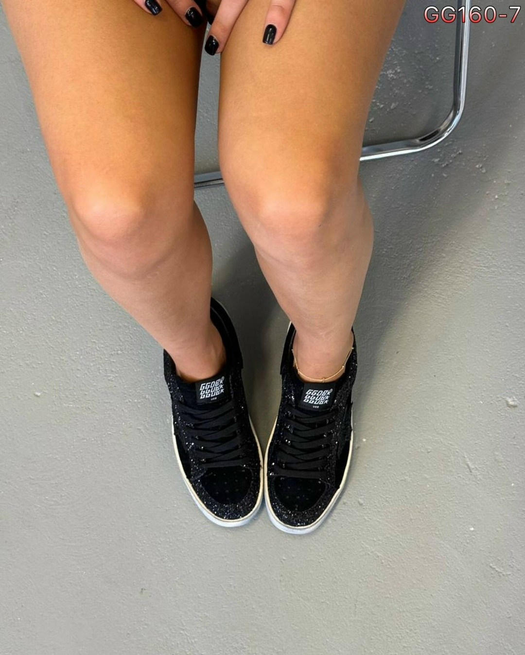 golden goose кеды блестящие черные,кеды golden goose,голден гус кеды черные,замшевые кроссовки,кеды женские с пайетками goose dostakhho