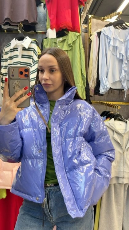 куртка женская,куртка пуховик,куртка модная,куртка оверсайз,короткая куртка