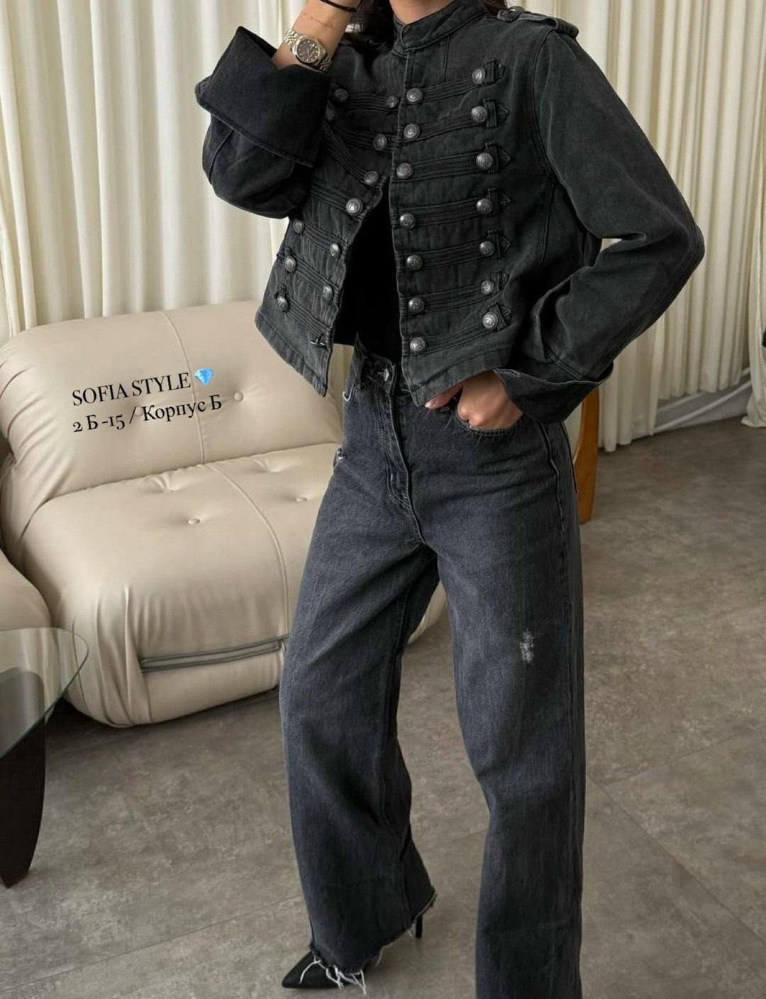 богемный вдохновленный военный стиль джинсовая куртка черная пуговица супер,богемный вдохновленный военный стиль джинсовая куртка черная пуговица,джинсовая куртка в стиле милитари,женская джинсовая ку