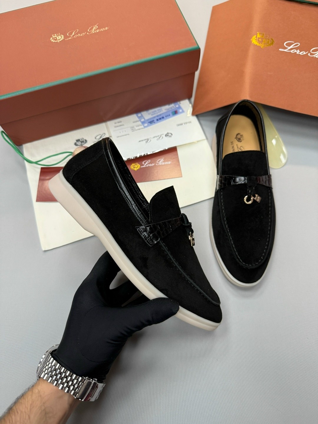 лоферы женские loro piana,,лоферы loro piana,loro piana замшевые лоферы,лоферы замш