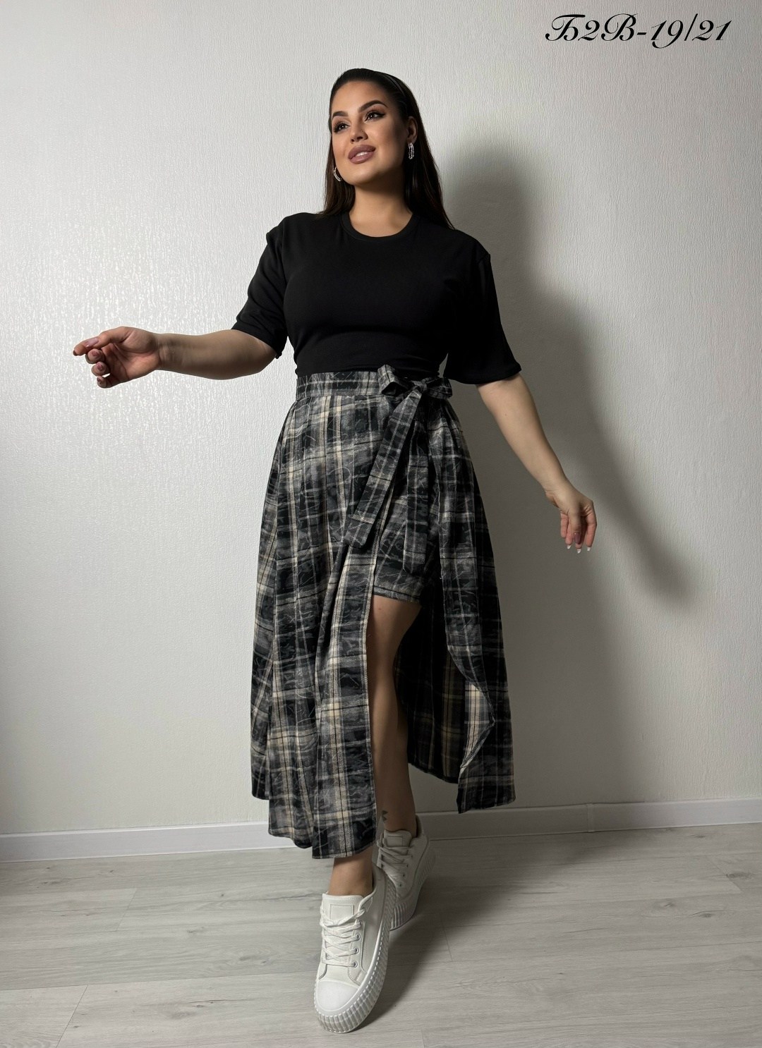 юбка макси в клетку с карманами,юбка,юбка для полных женщин,юбка для полных,юбка женская
