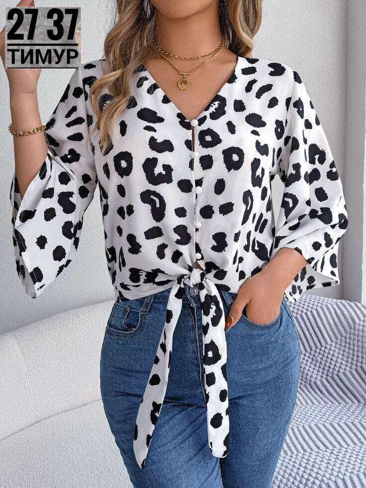 женская шифоновая рубашка с леопардовым принтом,блузка стильная модная,рубашка с леопардовым принтом,блузка с леопардовым принтом,стильная блузка
