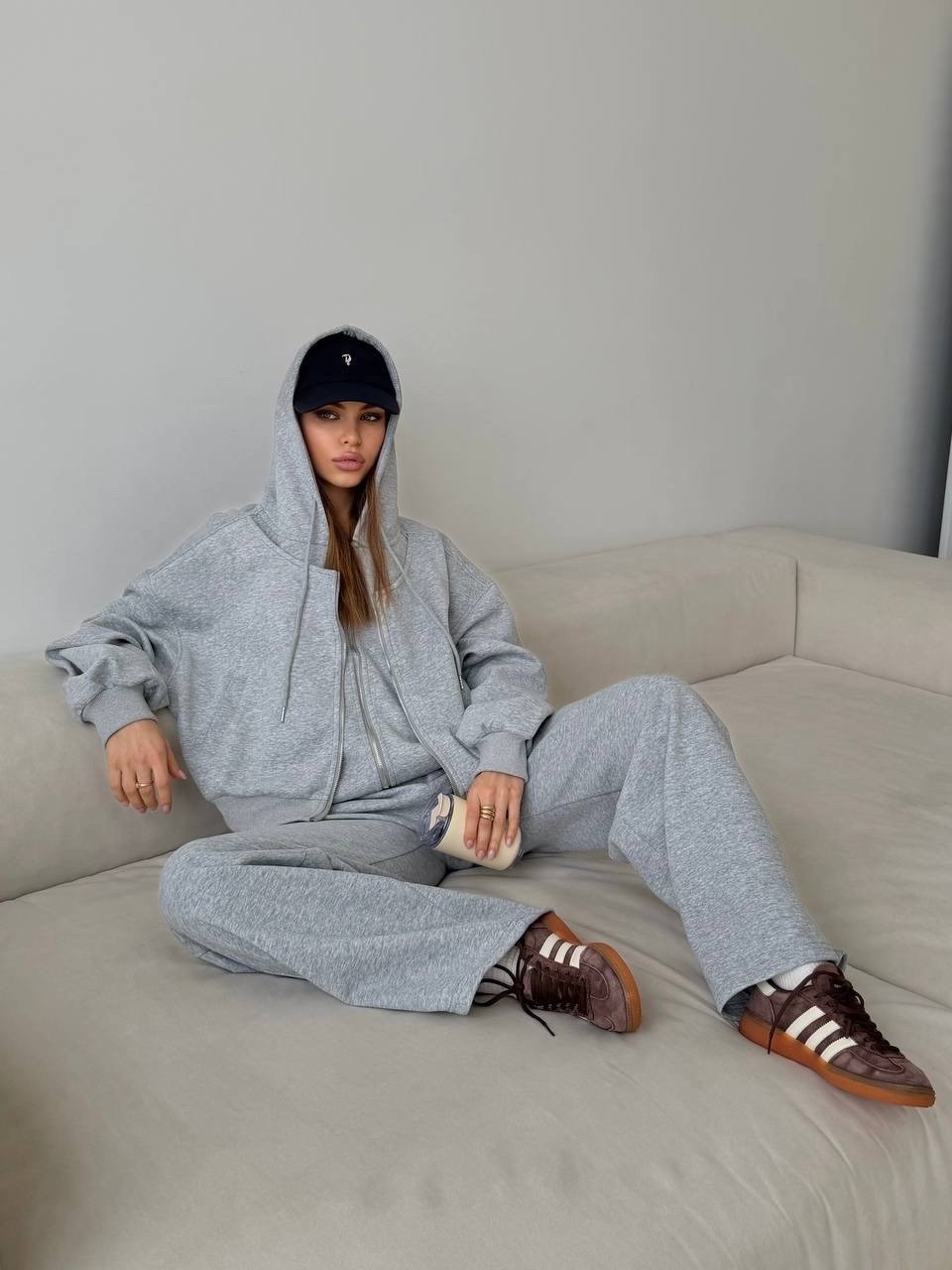 толстовка спортивная теплая на молнии fashion_ellie,костюм женский,толстовка флис,толстовка женская,спортивный костюм