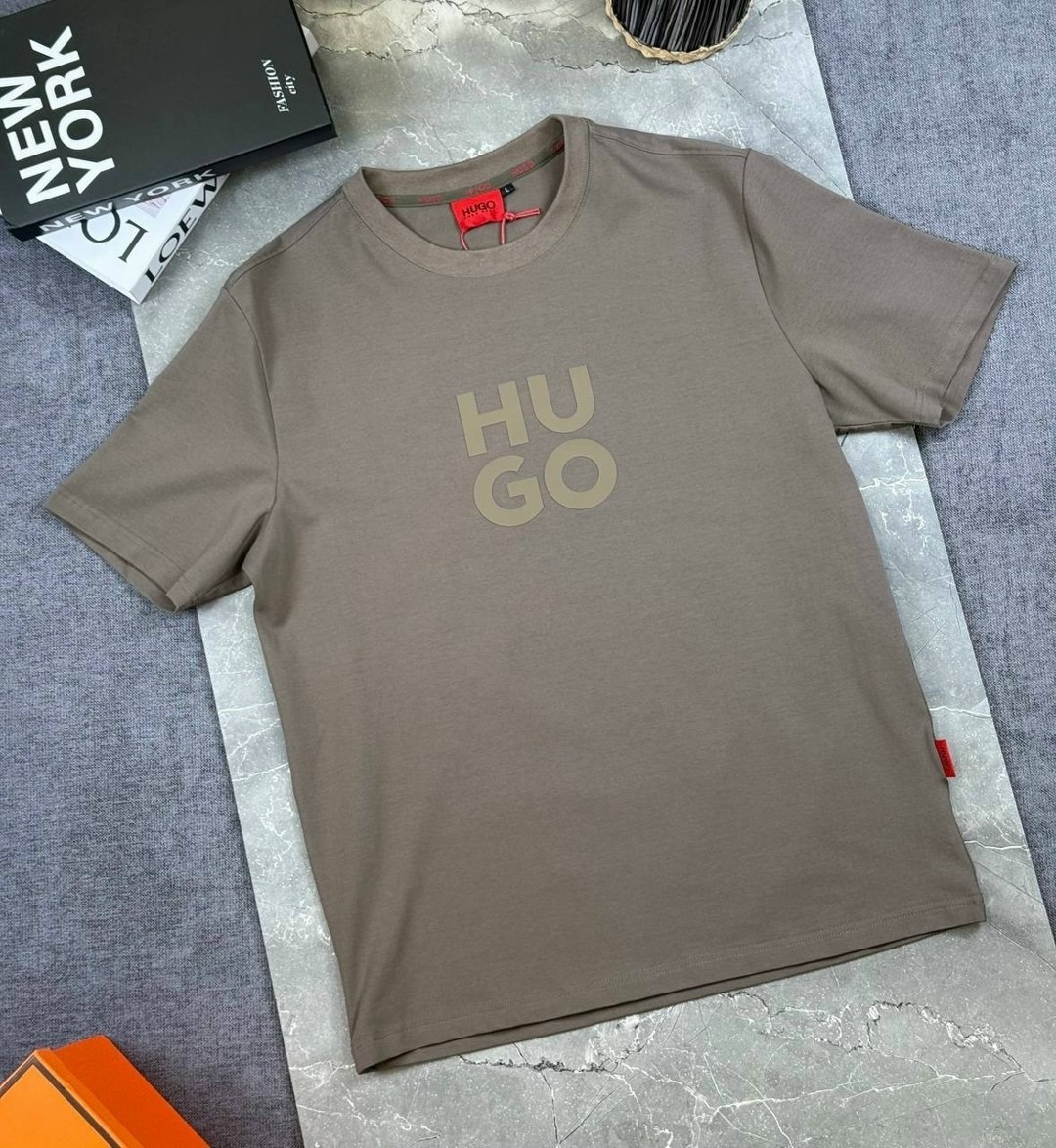 футболка хуго бежевый,футболки мужские,футболка hugo,футболки,футболка hugo мужская