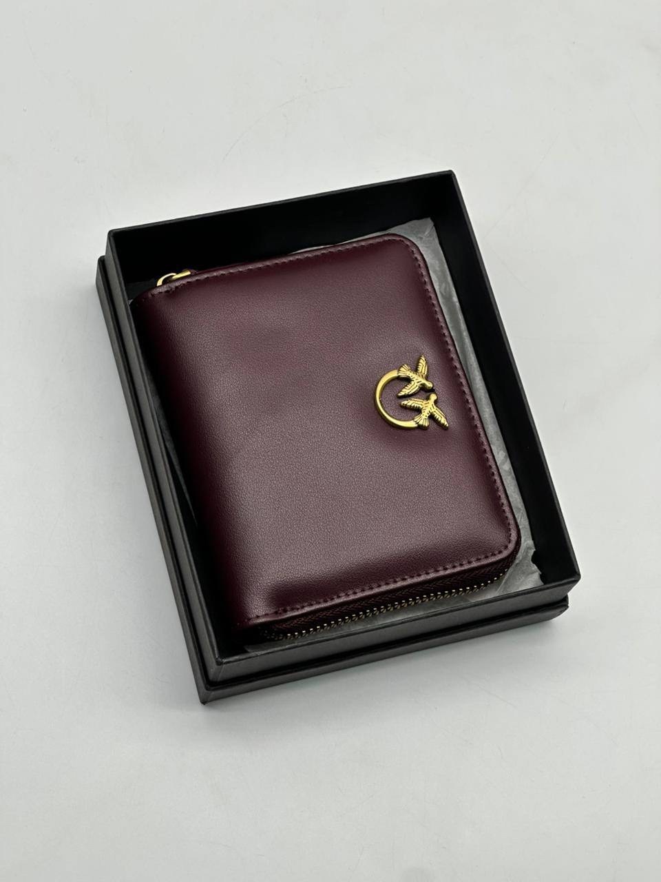 кошелек pinko,кожаный кошелек pinko,женские кошельки,чёрный кошелёк pinko,кошелек пинко женский