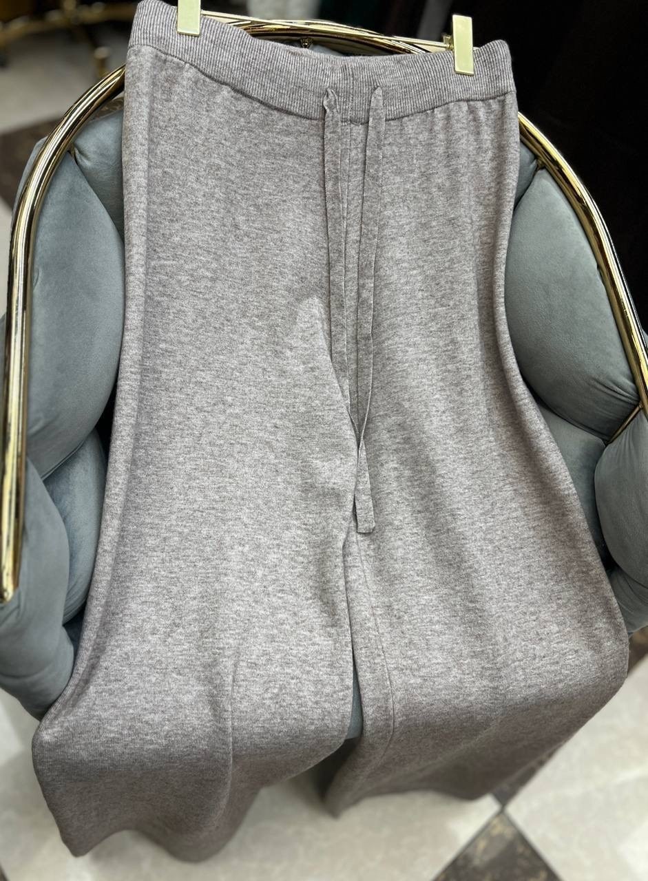 костюм трикотажный,костюм бежевый,трикотажный костюм с брюкам,трикотажный костюм с широкими брюками для,вязаные брюки