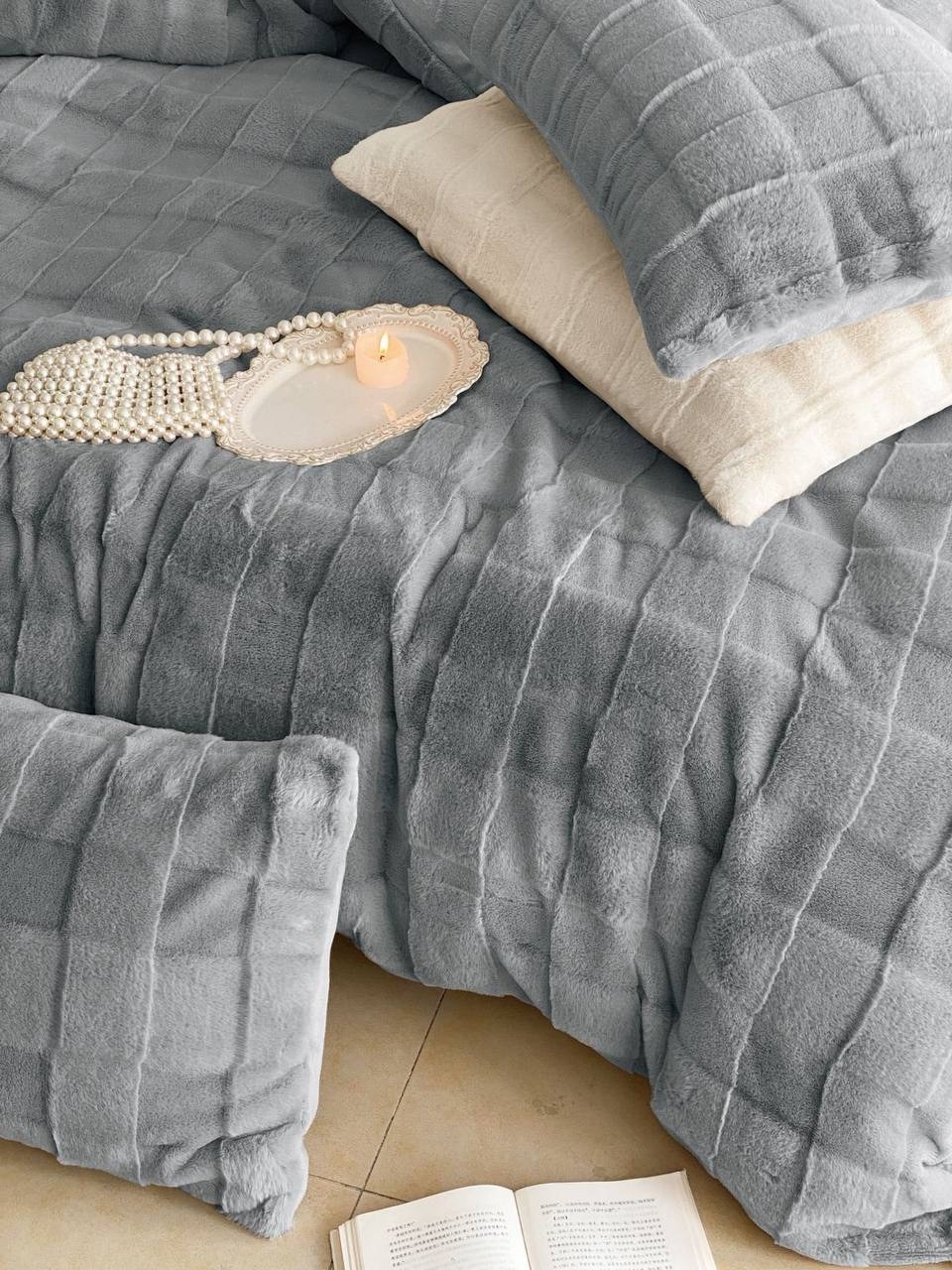 меховой плед,покрывало меховое,теплое одеяло,плед и покрывало,бежевый плед