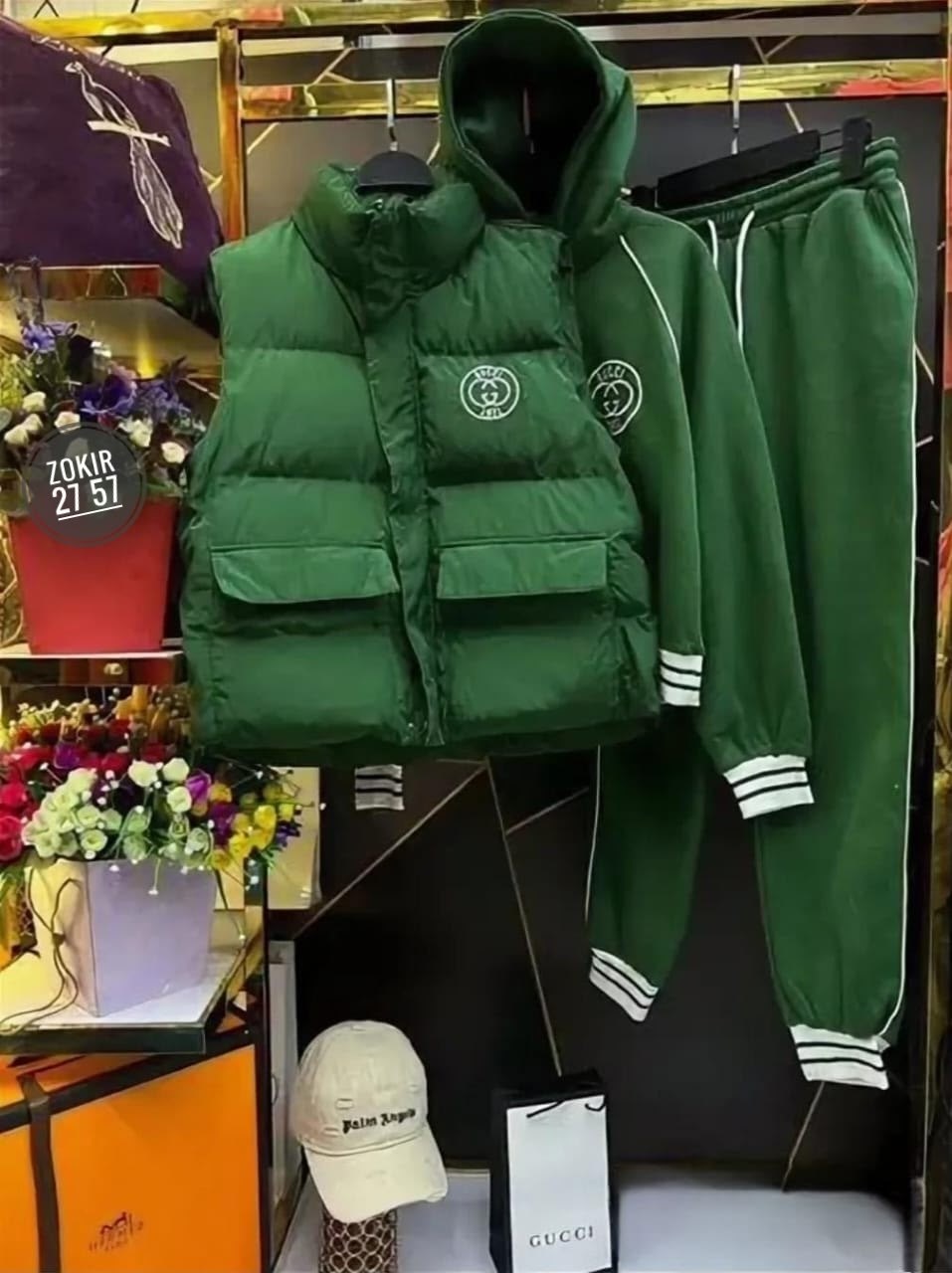 женский утепленный спортивный костюм тройка fendi,спортивный костюм тройка,костюм тройка женский,костюм на флисе,костюм тройка