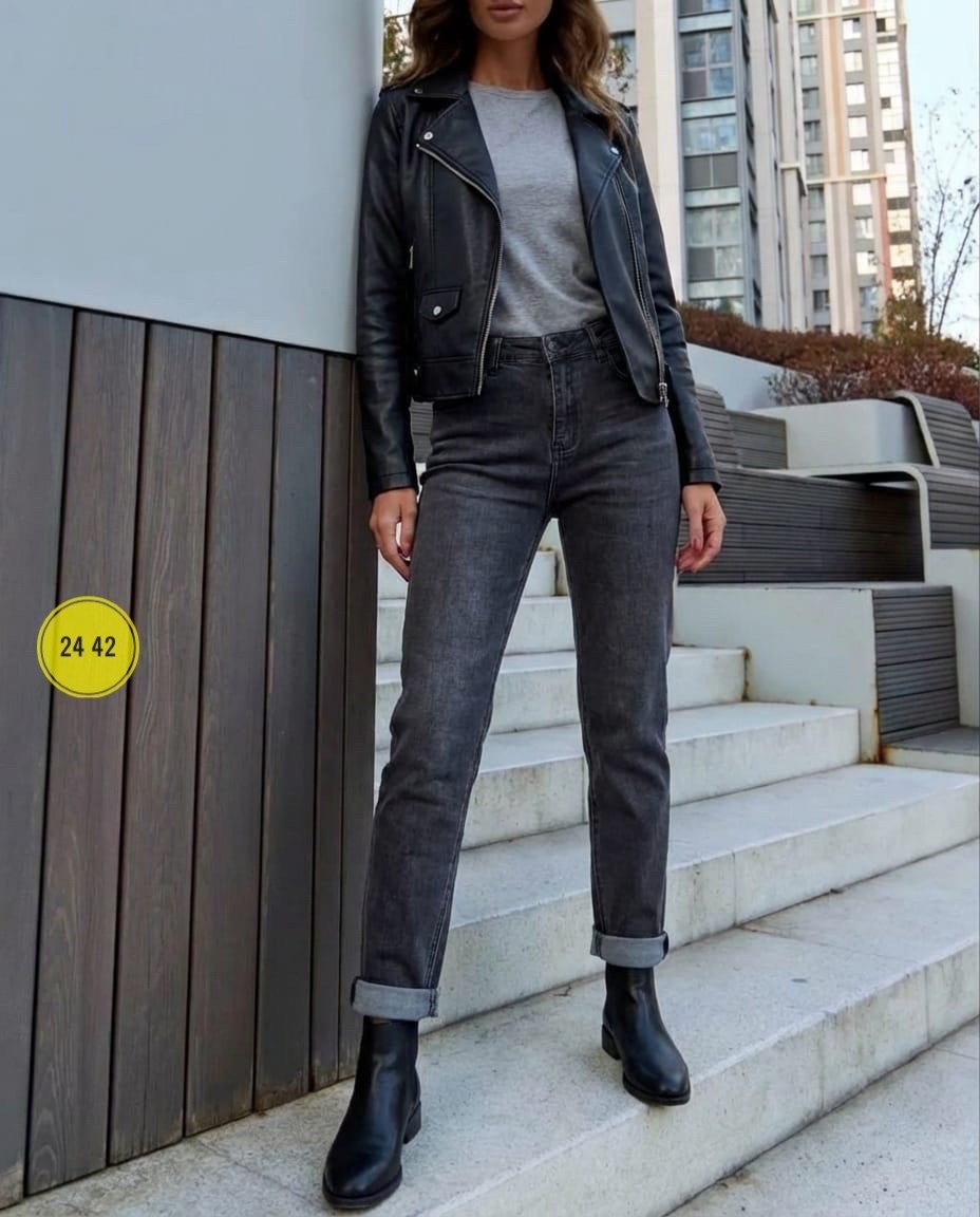 женские джинсы,джинсы женские серые,джинсы мом,женские джинсы мом,джинсы стильные