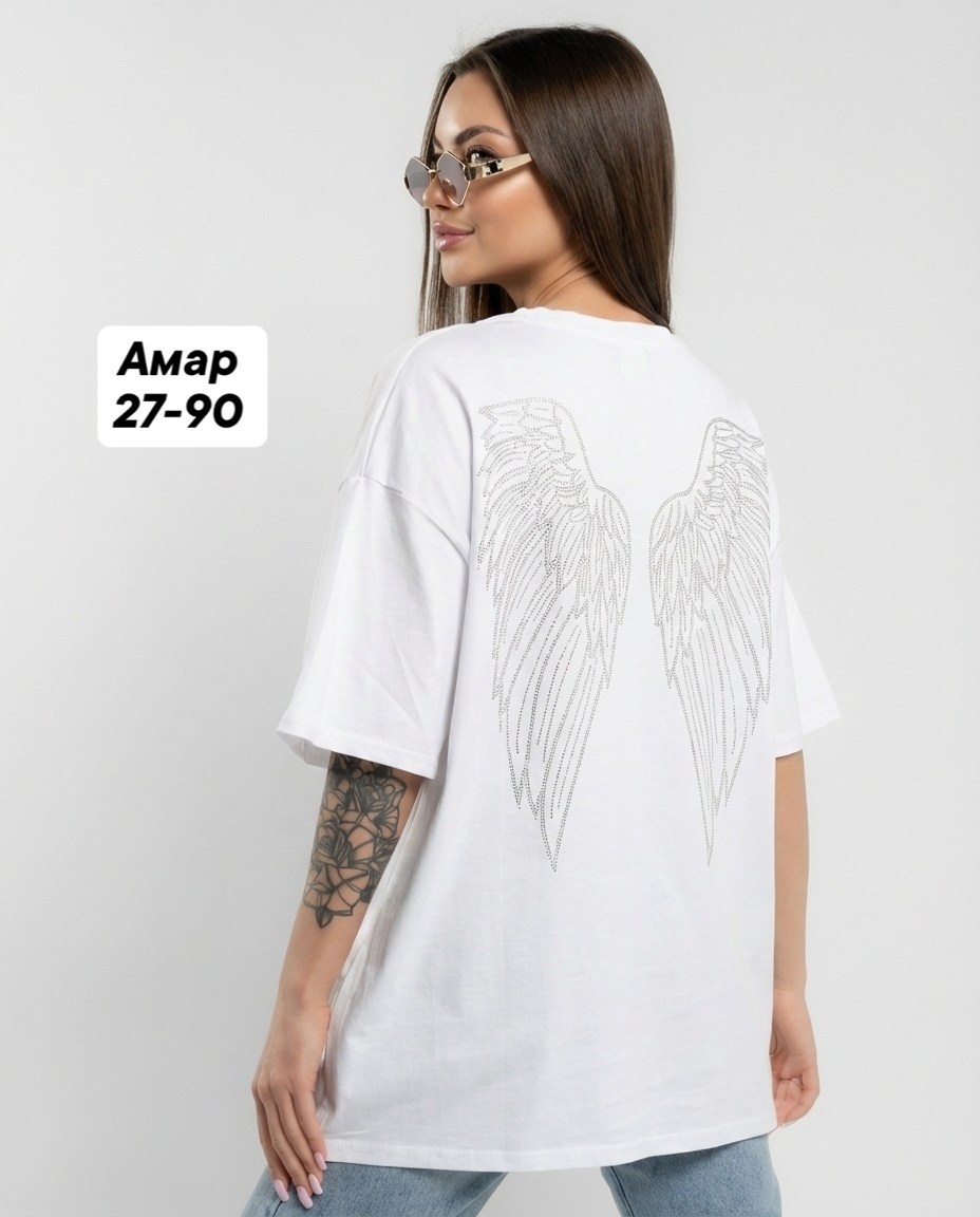 футболки женская оверсайз,футболка женская,футболка из мягкого,женская футболка оверсайз со стразами,футболка женская со стразами