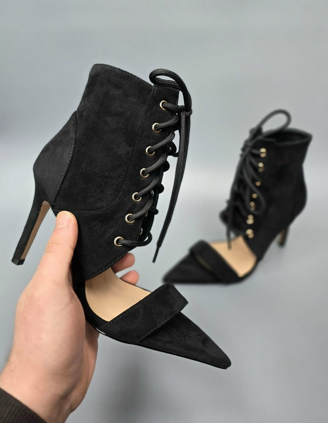 ботильоны замшевые на высоком каблуке на шнурках,ботильоны на каблуке со шнурками, на каблуках,ботильоны на шпильке со шнуровкой,босоножки на шнуровке