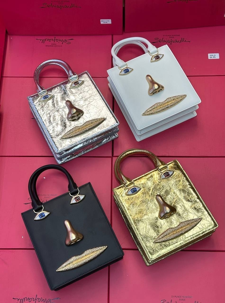 сумка-тоут schiaparelli,сумка schiaparelli,сумка женская schiaparelli,бархатная сумка для глаз schiaparelli premium sense demon,сумка schiaparelli натуральная кожа