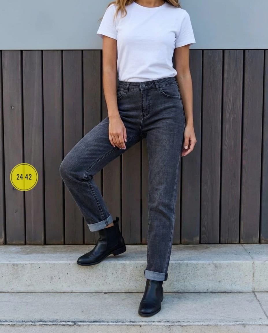 женские джинсы,джинсы женские серые,джинсы мом,женские джинсы мом,джинсы стильные