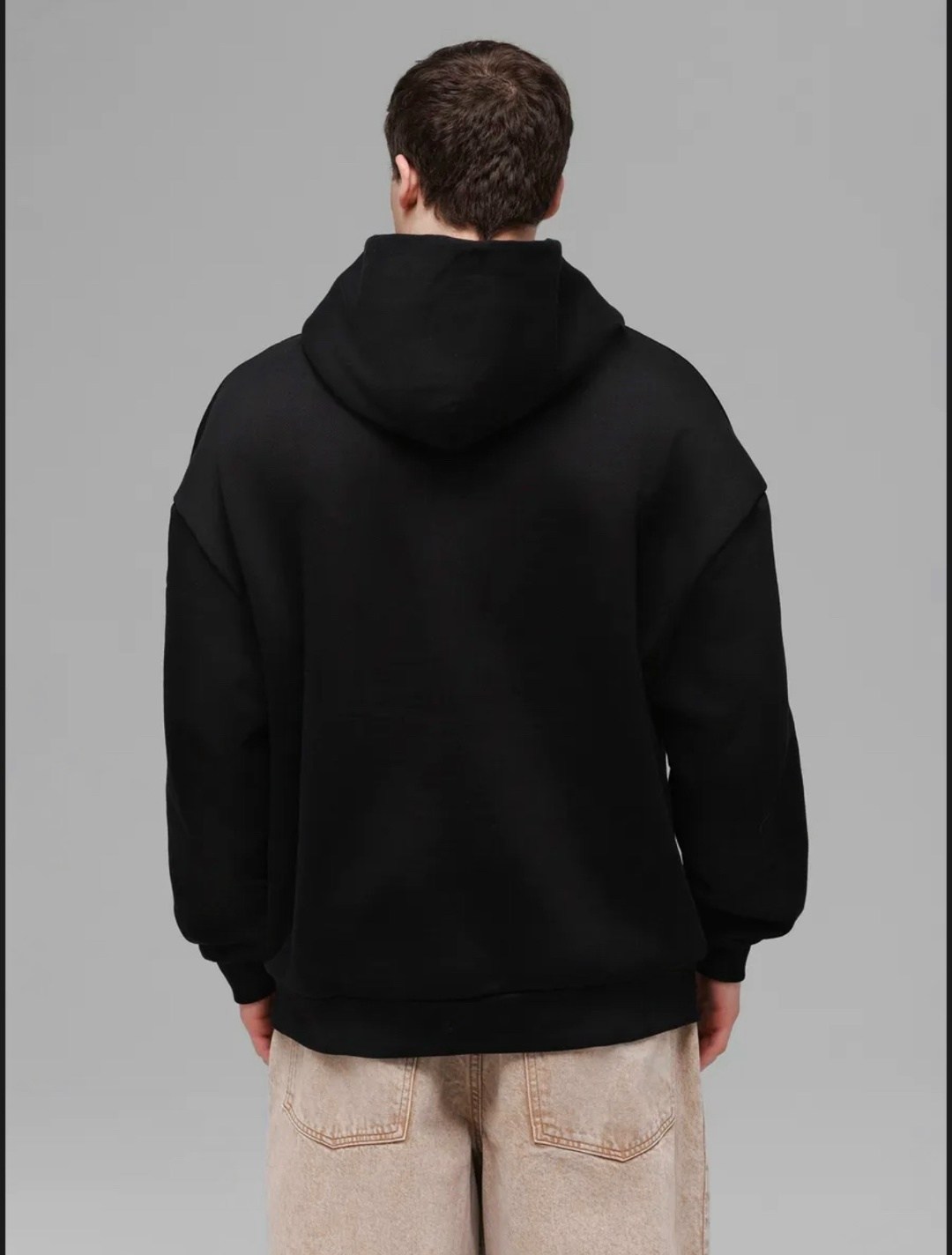 худи оверсайз с капюшоном без начеса,худи с капюшоном оверсайз с начесом kostter,толстовка оверсайз,худи с капюшоном оверсайз с начесом kostter цвет черный,худи оверсайз