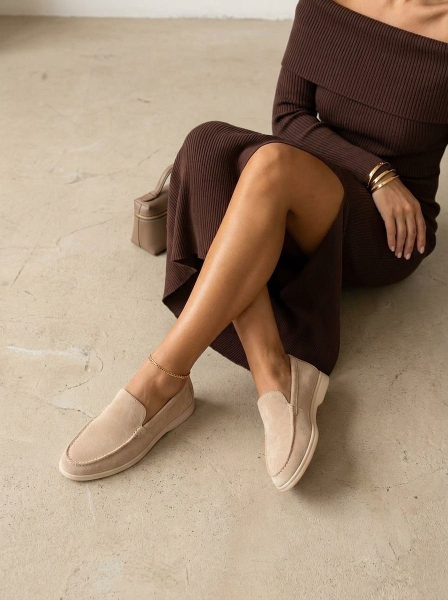 tendance лоферы замшевые,лоферы бежевые,лоферы женские,лоферы замшевые,