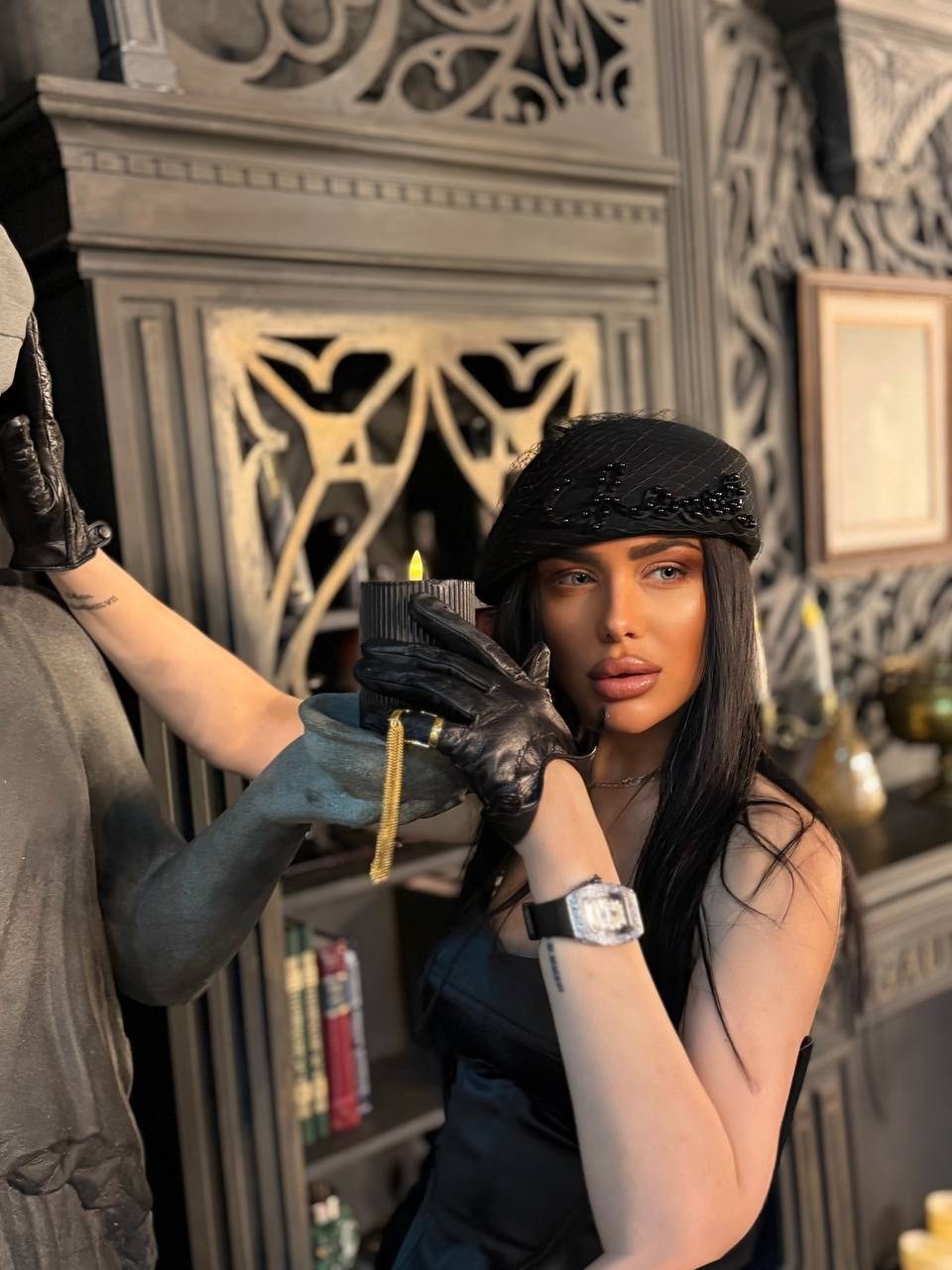 меховая кепка,кепка,женская кепка,головные уборы,меховая кепка прада