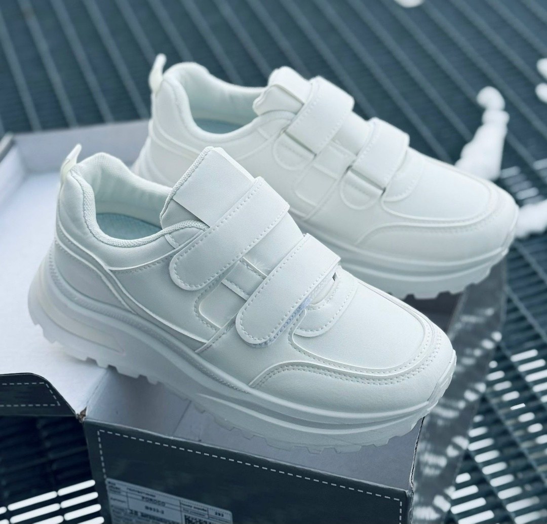 белые кроссовки,кроссовки на липучках женские,кроссовки на липучках,белые женские кроссовки,женские кроссовки