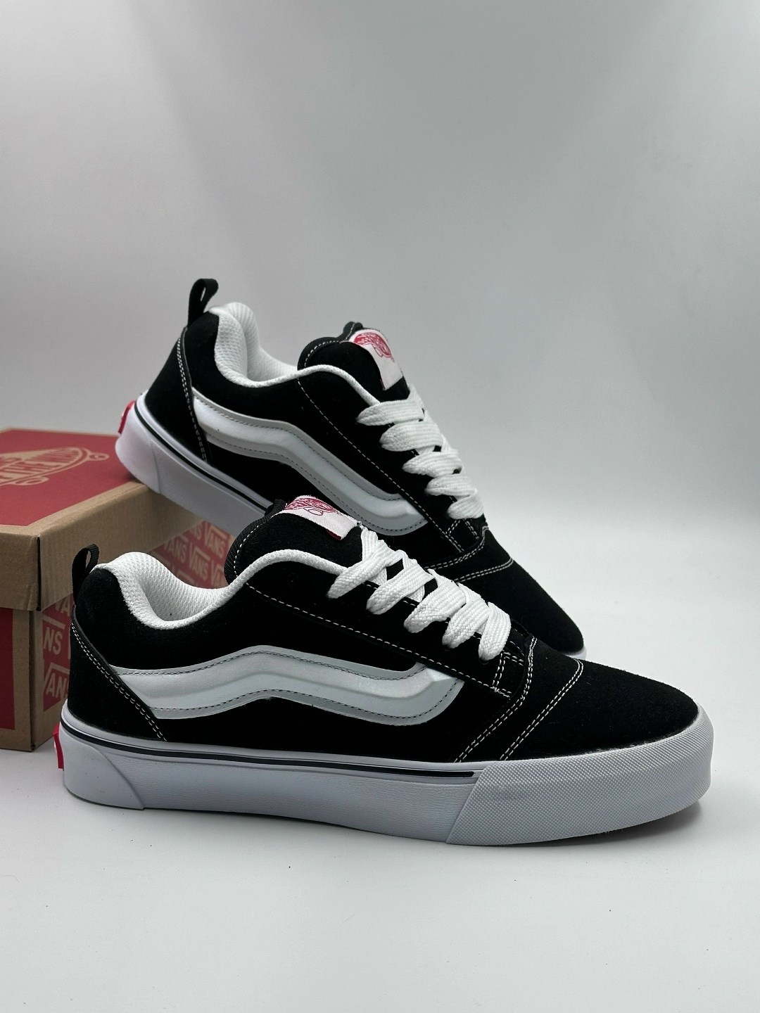 ,женские весенние кроссовки,кроссовки кеды vans knu school вансы дутые черные,кроссовки vans knu skool,кеды vans