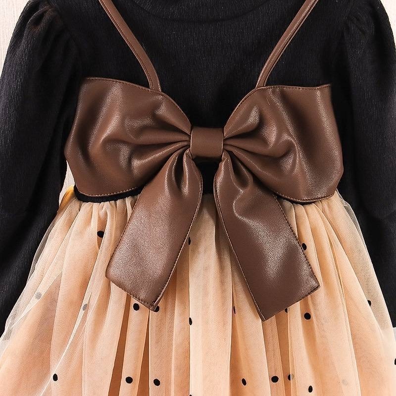 детское платье с бантом для маленьких девочек,платье для девочки нарядное праздничное,платье для девочек,платье осеннее,амелька карамелька