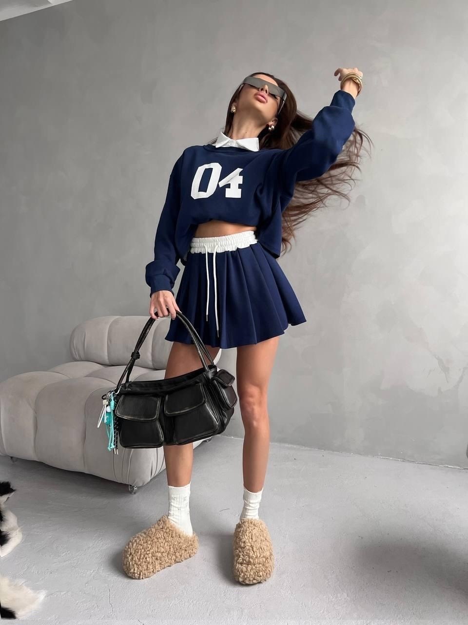 костюм юбка кофта,костюм женский,костюм юбка свитшот,костюм женский с юбкой,повседневный костюм