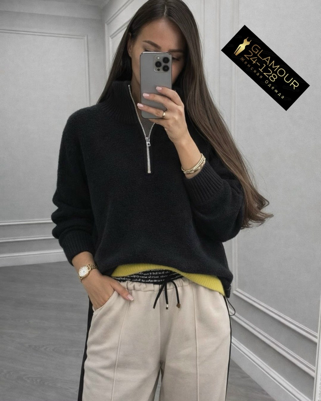 свитер оверсайз,свитер женский,свитер укороченный оверсайз с горлом на молнии lyly fashion,женский свитер оверсайз,женская кофта