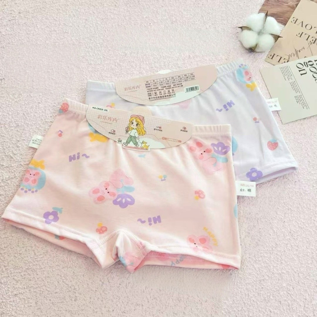 детское нижнее белье,детское нижнее белье трусы-боксеры из чистого хлопка для девочек,детское нижнее белье для девочек трусы-боксеры из 95% хлопка,нижнее белье для девочек,трусы боксеры для девочек