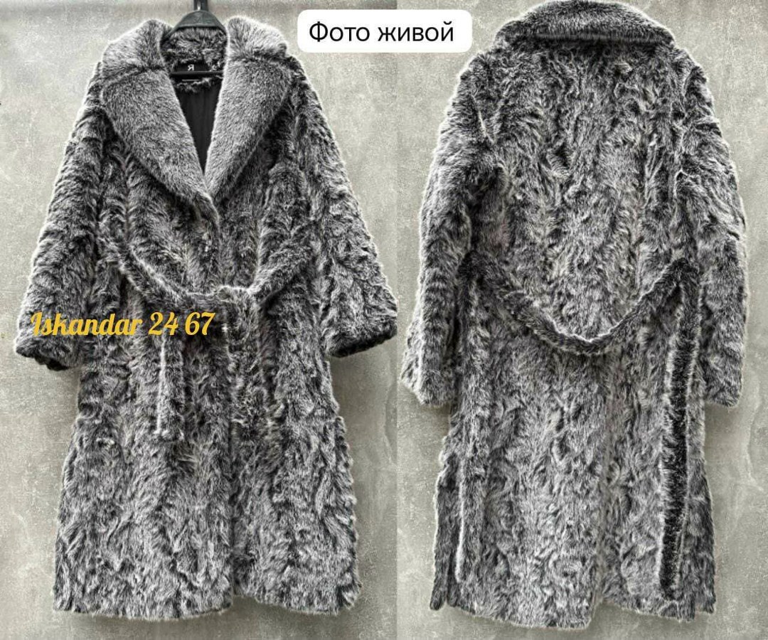 шуба искусственная чернобурка almita 277890340,искусственная шуба,эко шуба,шуба женская,шуба из эко меха