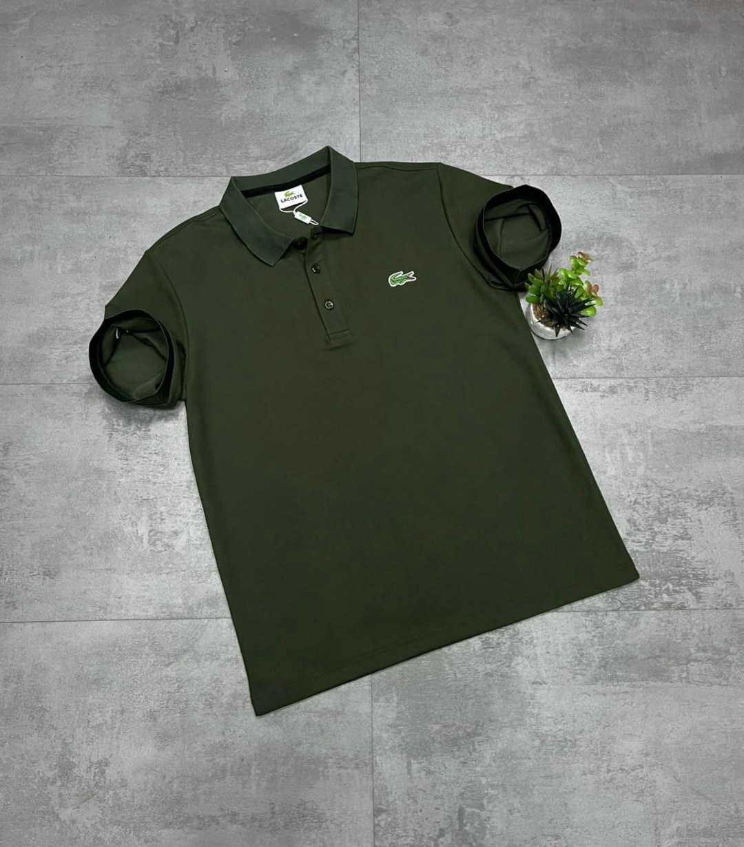 футболка-поло,мужская футболка поло,поло лакосте хаки,футболка поло с коротким рукавом мужская,футболка мужская lacoste ca-16998 зеленая