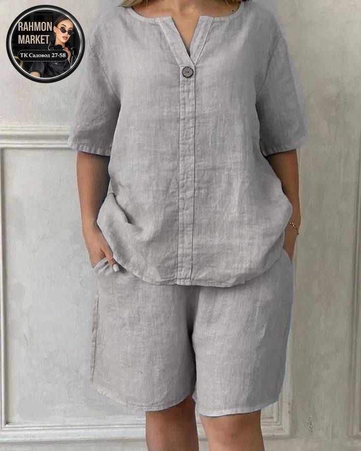 льняной костюм с шортами,летний костюм с шортами льняной,костюм женский,летние костюмы женские,костюм льняной