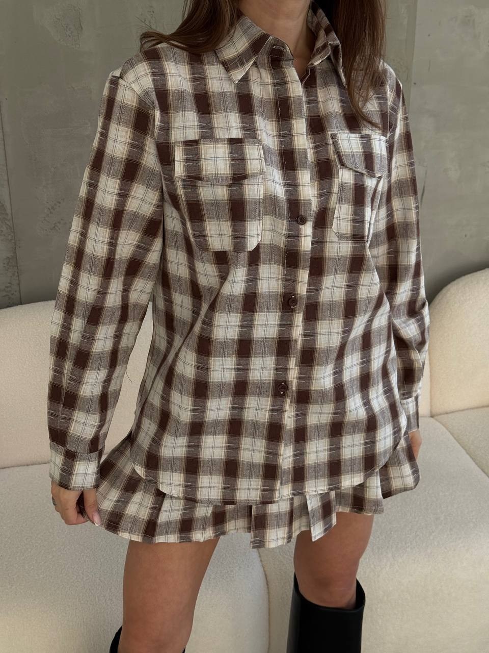 костюм юбка с рубашкой,костюм рубашка и юбка в клетку летний,костюм в клетку с юбкой,костюмы женские с юбкой,костюм в клетку