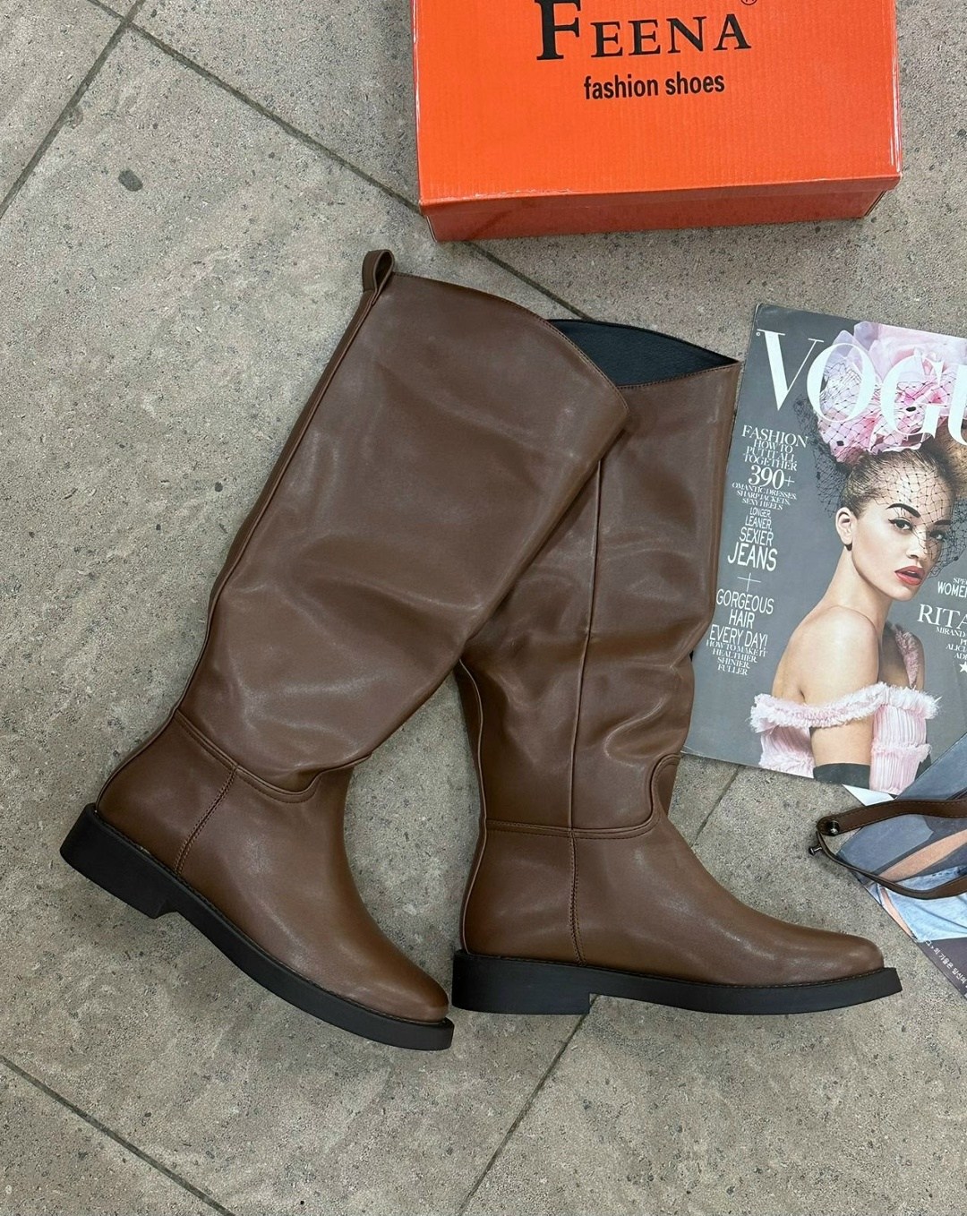 сапоги женские,женские высокие сапоги из натуральной кожи,сапоги,модные сапоги,коричневые сапоги