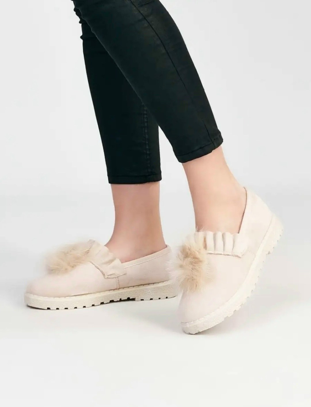 ,женские угги,меховые мокасины женские,женская ,лоферы с мехом