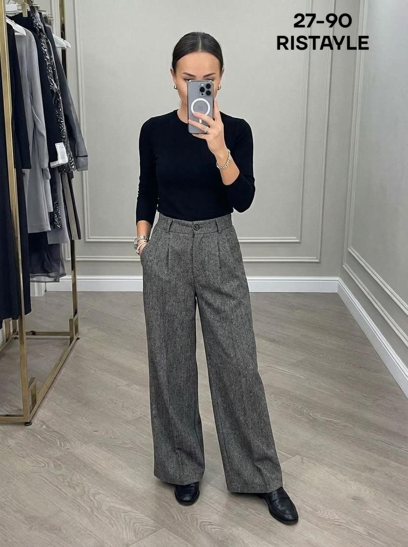 женские брюки палаццо,брюки палаццо,брюки палаццо теплые,брюки палаццо теплые классические ainisa' 273185228,брюки палаццо женские классические