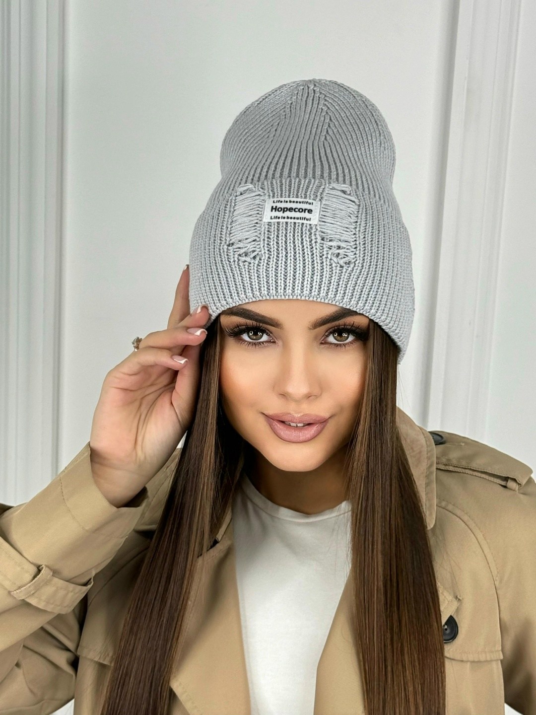 шапка белая женская,шапка женская бини арт. 10048666,шапка женская весенняя anya kids,шапка женская lux,шапка женская