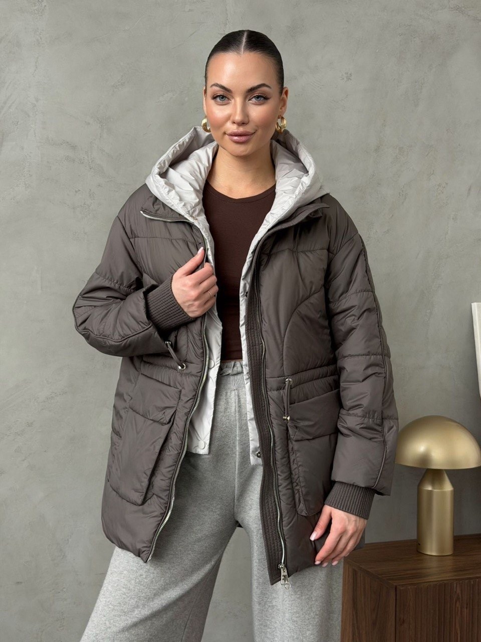 куртка демисезонная с капюшоном oversize okxana utova brand,куртка демисезонная женская,куртка демисезонная с капюшоном oversize oksana utova brand,куртка теплая,демисезонная куртка