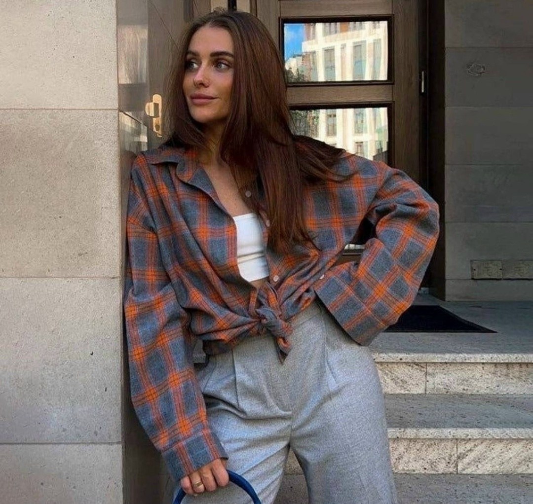 рубашка в клетку женская оверсайз,рубашка оверсайз в клетку,рубашка в клетку оверсайз удлиненная,рубашка в клетку оверсайз варенка umalook,рубашка в клетку от miu miu
