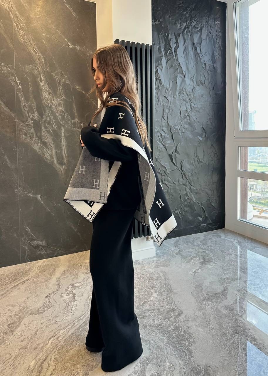 костюм с брюками и кофтой трикотажный оверсайз pavlotti,костюм женский трикотажный,брючный костюм,брючный костюм из трикотажа двунитки,женский костюм