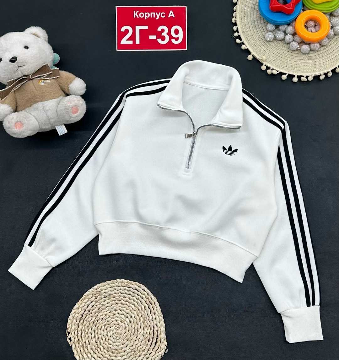 укороченная кофта адидас,детская кофта,кофта для девушек,кофта для девочек,толстовка кофта