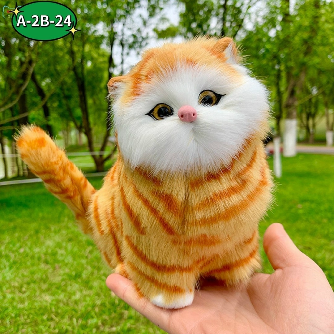 игрушка кошки,игрушка кот,кот плюшевый игрушка,игрушечные коты,игрушка имитация кошек длинная шелковая плюшевая