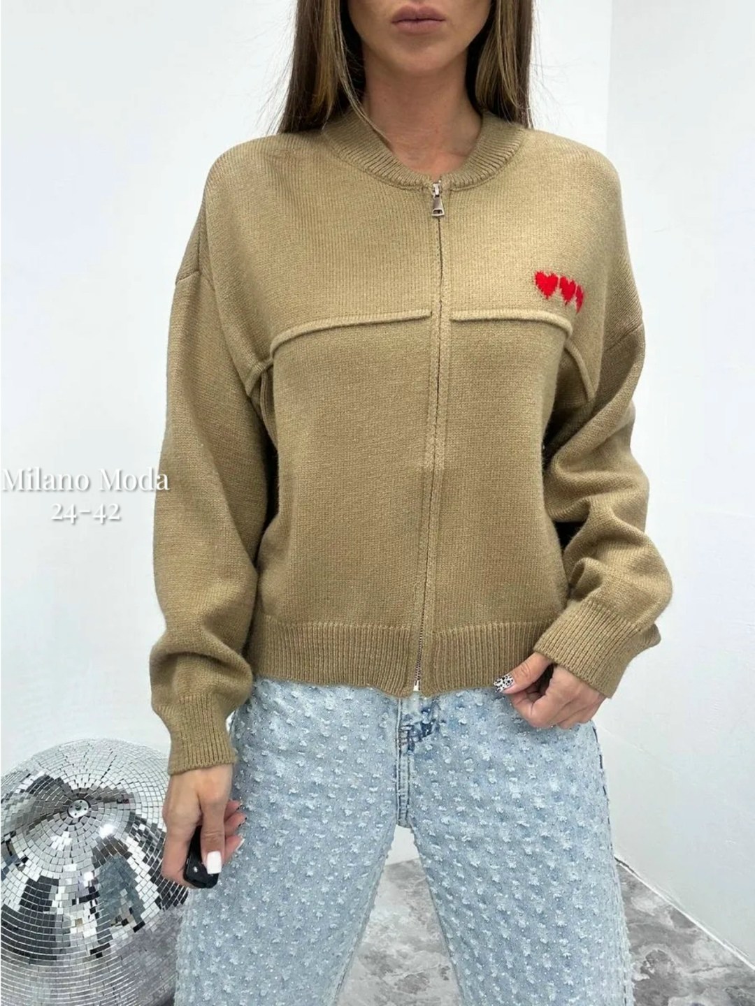 кардиган на молнии вязаный,свитера женские,женская кофта,стильный свитер,кофта кардиган