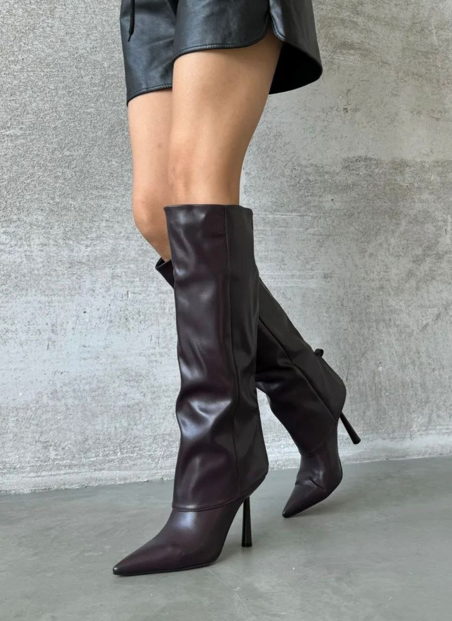 сапоги демисезонные на маленьком каблуке gh collection,сапоги на каблуке,сапоги на высоком каблуке,сапоги на шпильке,сапоги женские