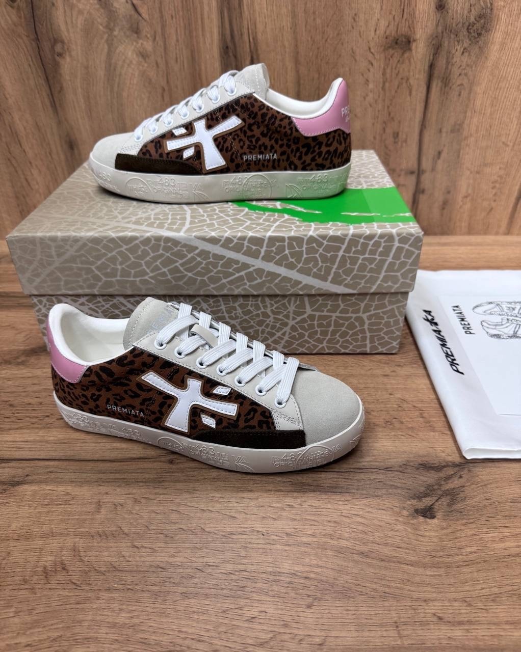 ,premiata кеды с леопардовым принтом,кроссовки premiata,кеды premiata,кроссовки женские premiata