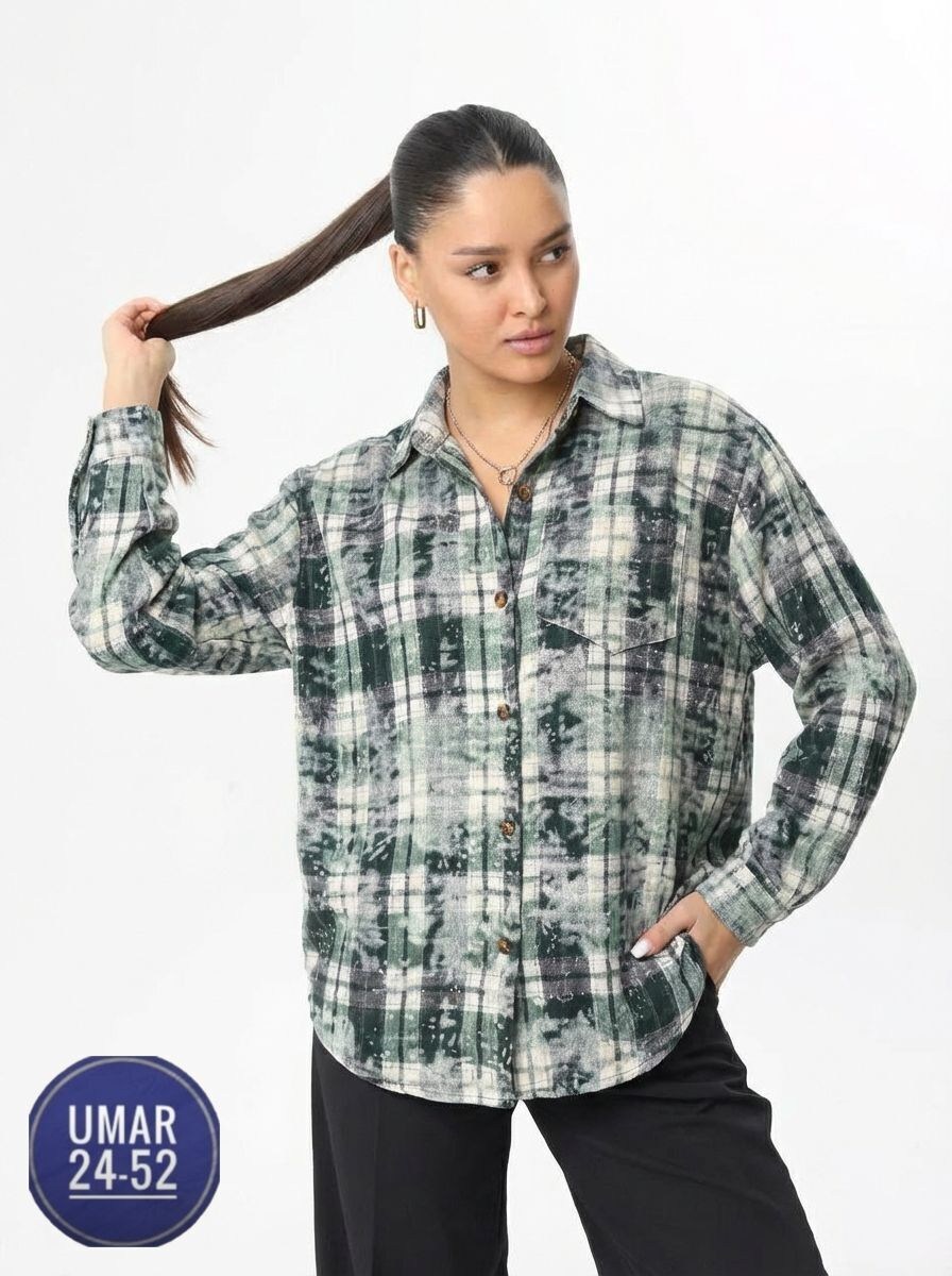 рубашка в клетку оверсайз варенка umalook,женская рубашка в клетку оверсайз,рубашка женская в клетку,рубашка женская,рубашка варенка в клетку оверсайз женская