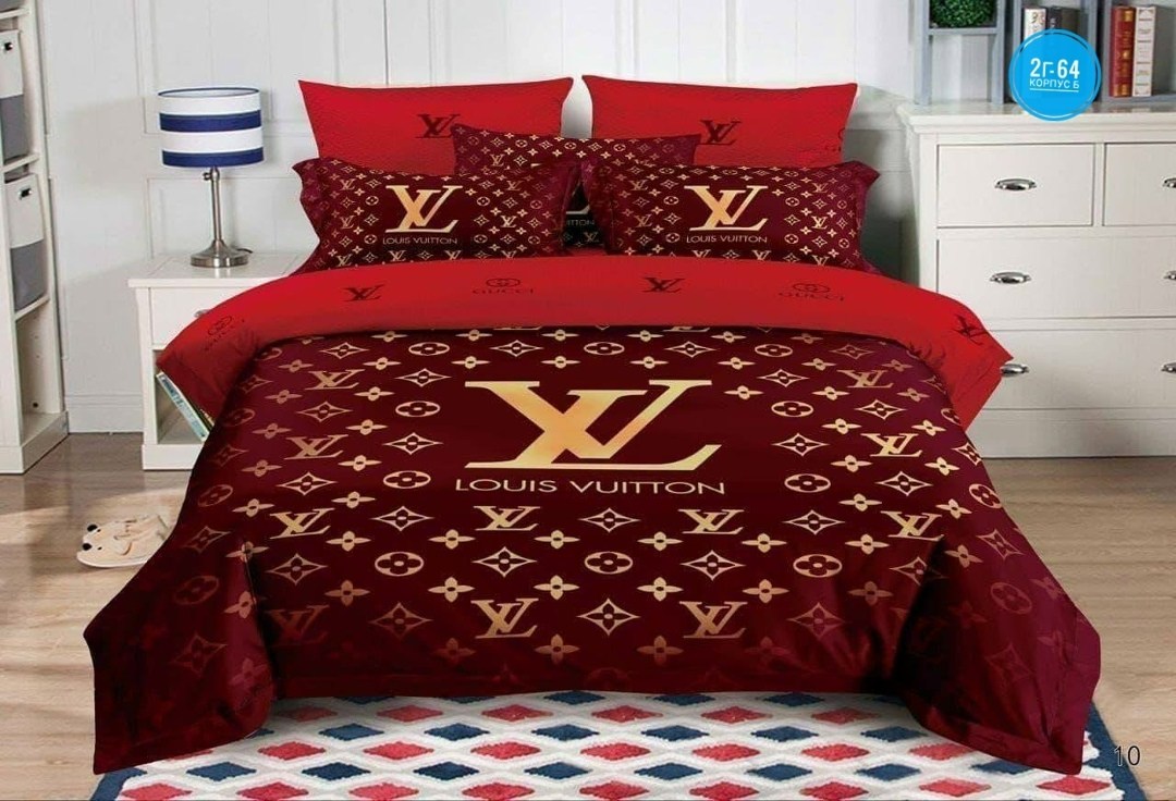 постельное белье луи виттон евро арт. 11148048,постельное белье луи виттон евро,комплект постельного белье евро,комплект постельного белья из серии брендовых производителей ткань; сатин,постельное бел