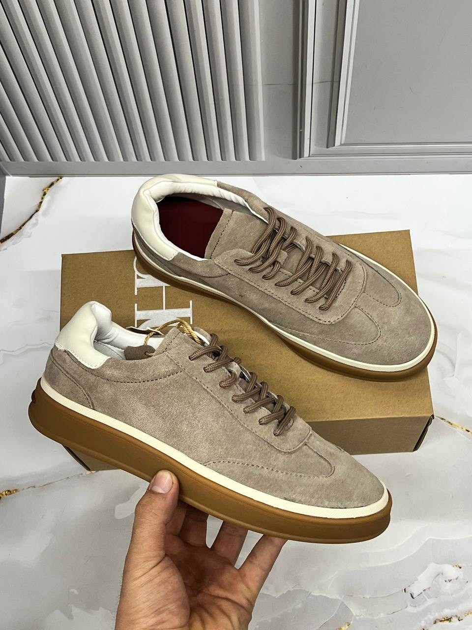 женские кроссовки из замши loro piana коричневые,кроссовки loro piana,,женские кроссовки из замши loro piana коричневые lm-21161,loro piana замшевые кроссовки